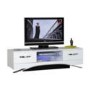 Sciae Smooth Modern TV Unit Stand with Drawers - White Gloss