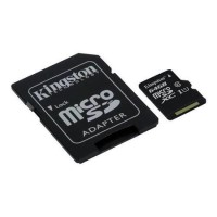 Kingston 64GB MicroSD Class 10 Card with Adapter