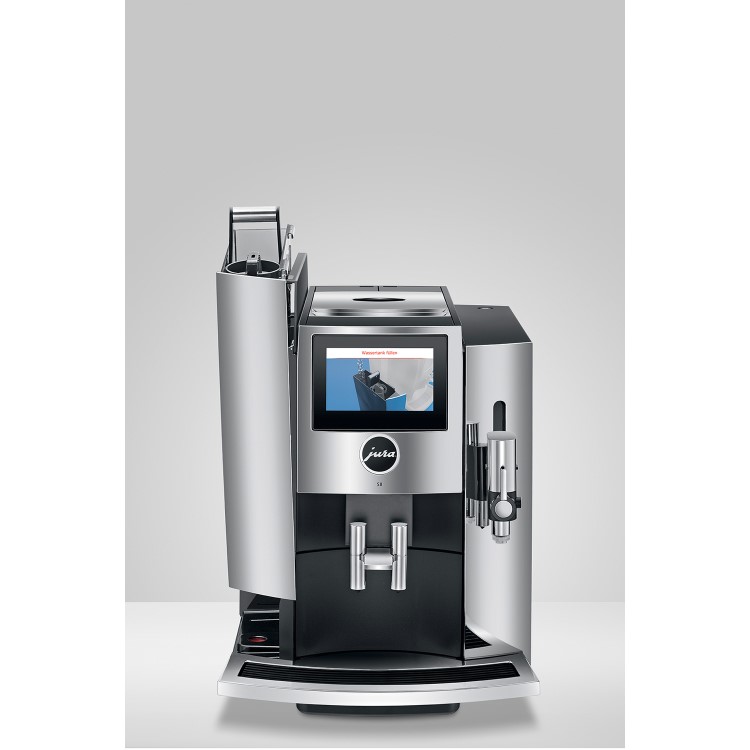 Jura S8 Fully Automatic Bean to Cup Coffee Machine - Chrome