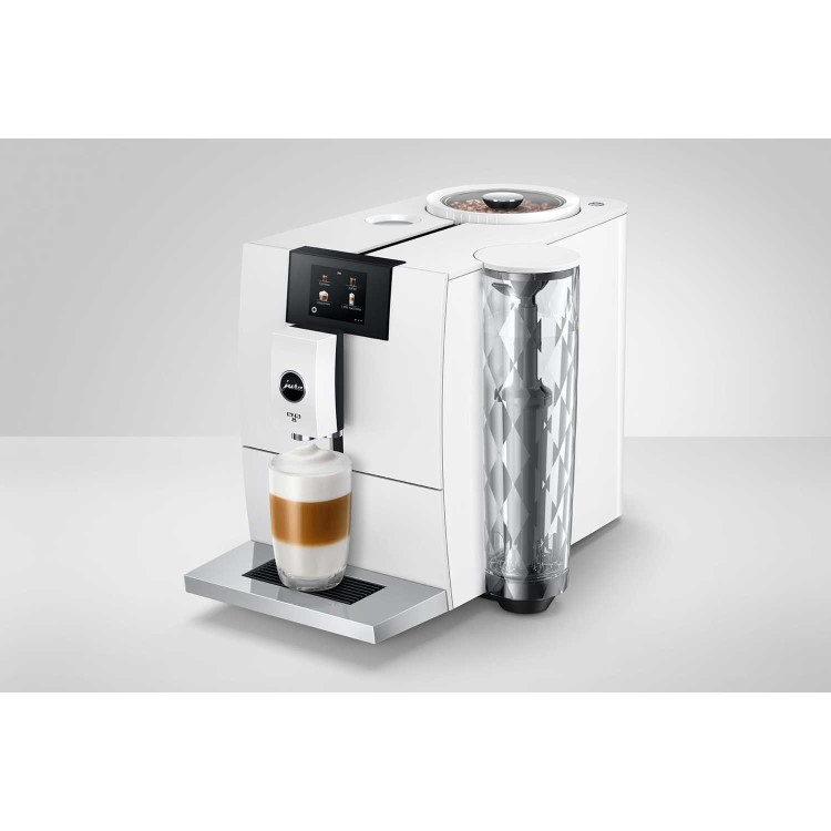 Jura ENA 8 Bean-to-Cup Coffee Machine 15509 Full Nordic White  One-Touch Espresso & Cappuccino Maker