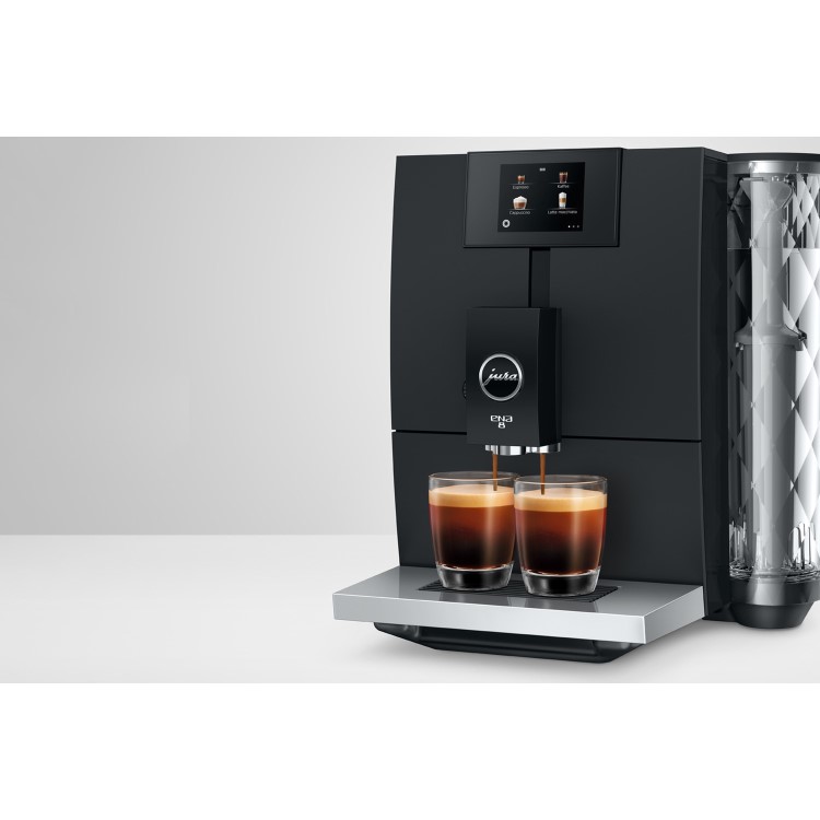 Jura 15510 ENA 8 Fully Automatic Bean to Cup Coffee Machine - Black