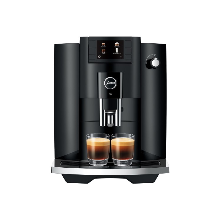 Refurbished Jura E6 Automatic Bean to Cup Coffee Machine Black