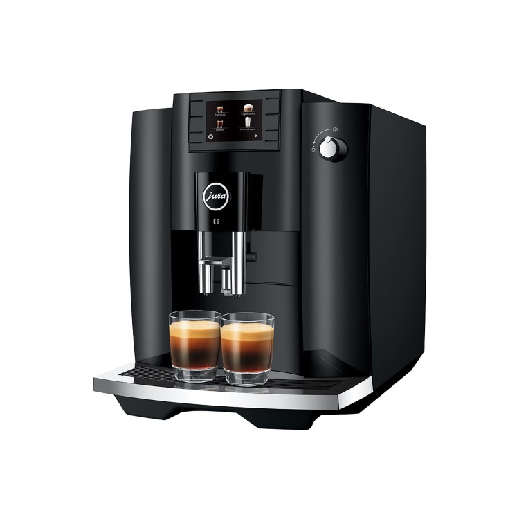Refurbished Jura E6 Automatic Bean to Cup Coffee Machine Black
