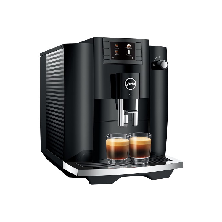 Refurbished Jura E6 Automatic Bean to Cup Coffee Machine Black