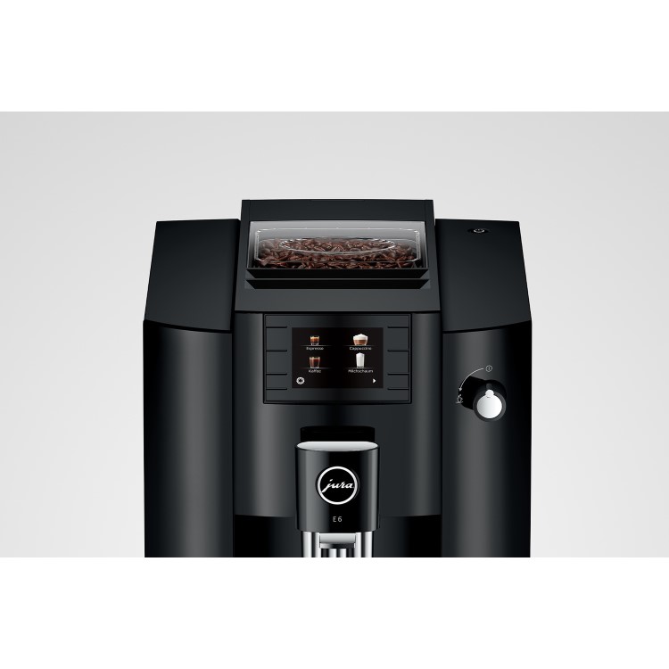 Refurbished Jura E6 Automatic Bean to Cup Coffee Machine Black