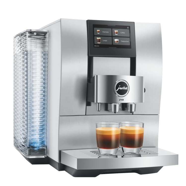 Jura Z10 Bean-to-Cup Coffee Machine 15613 Aluminium White - 51 Hot Cold & Sweet Coffee Specialities
