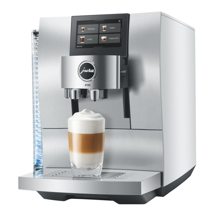 Jura Z10 Bean-to-Cup Coffee Machine 15613 Aluminium White - 51 Hot Cold & Sweet Coffee Specialities