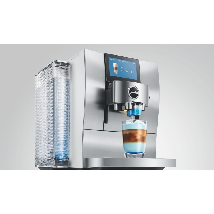 Jura Z10 Bean-to-Cup Coffee Machine 15613 Aluminium White - 51 Hot Cold & Sweet Coffee Specialities