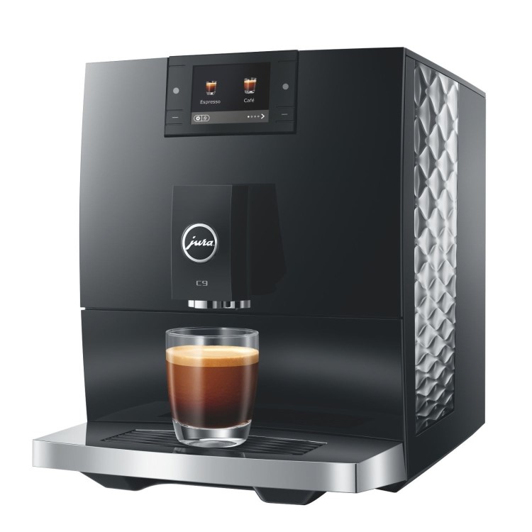 Jura C9 Bean-to-Cup Coffee Machine - Piano Black