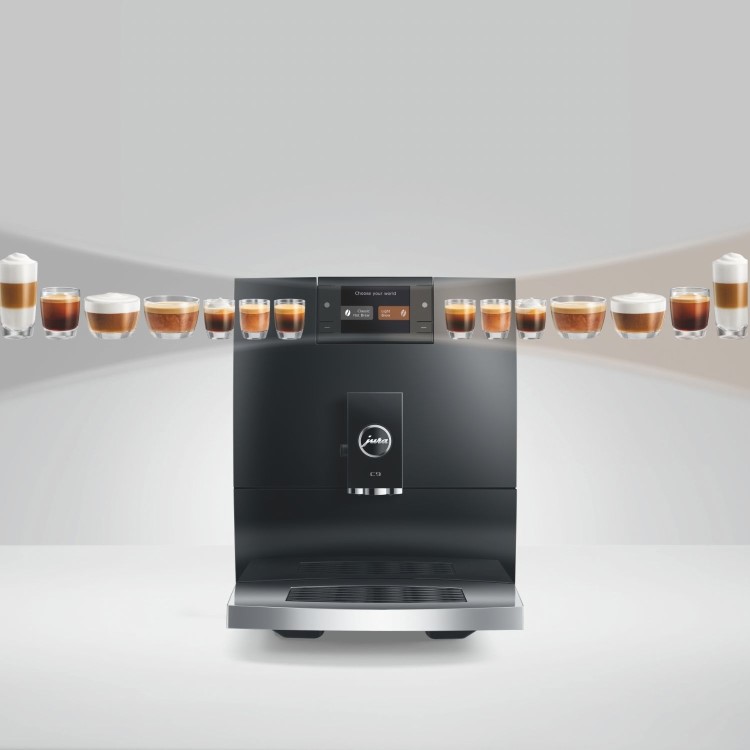 Jura C9 Bean-to-Cup Coffee Machine - Piano Black