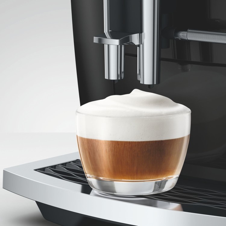 Jura E6 Bean-to-Cup Coffee Machine - Piano Black