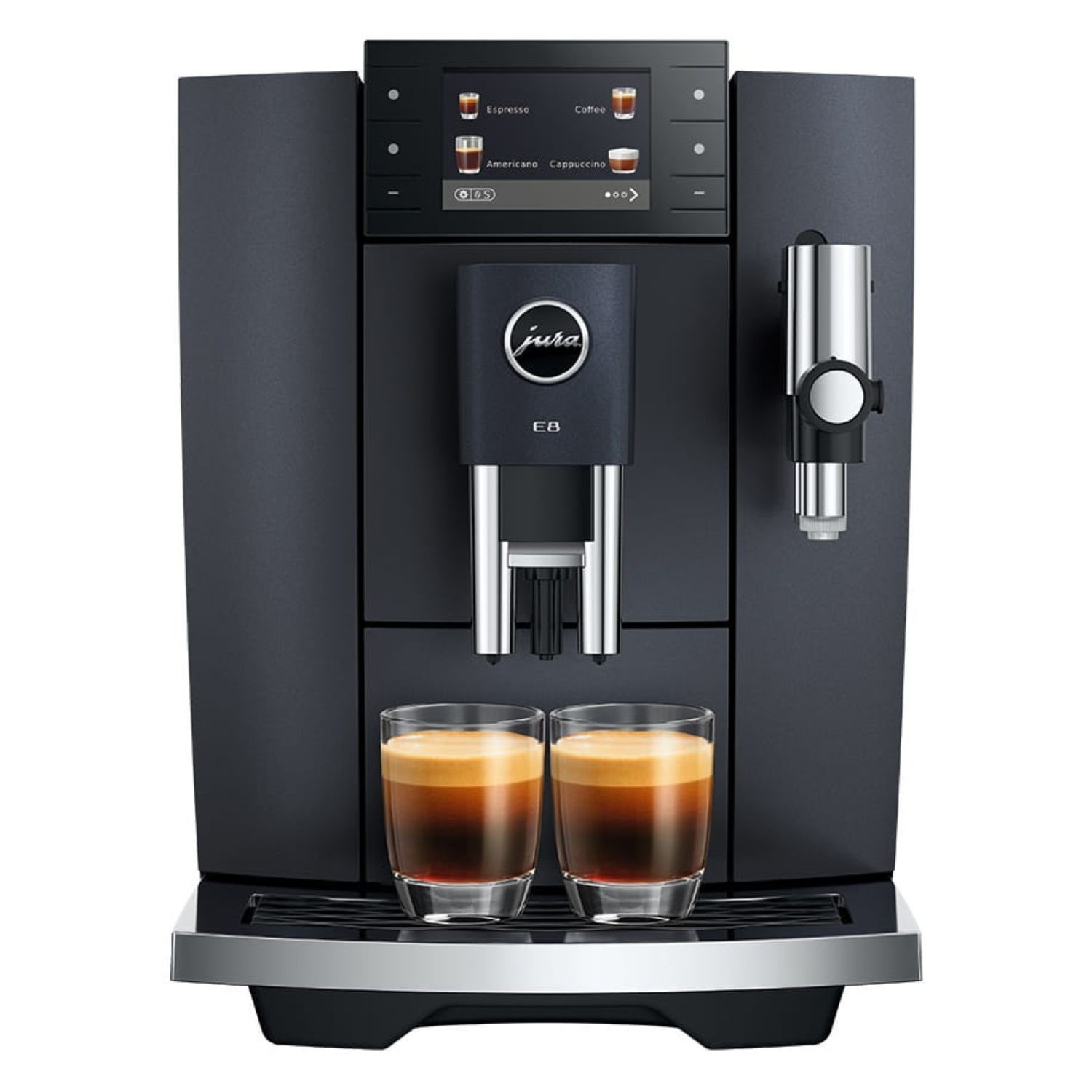 Jura E8 Coffee Machine - Bean to Cup - Cosmic Black - Image 3