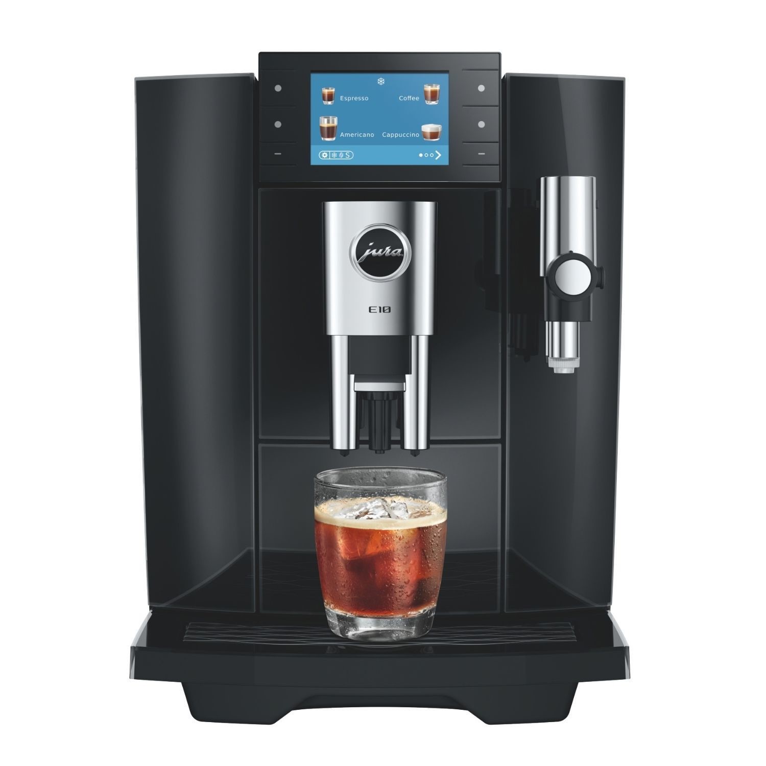 Jura Black E10 Diamond Coffee Machine - Image 4