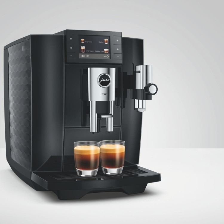 Jura E10 Bean-to-Cup Coffee Machine - Diamond Black