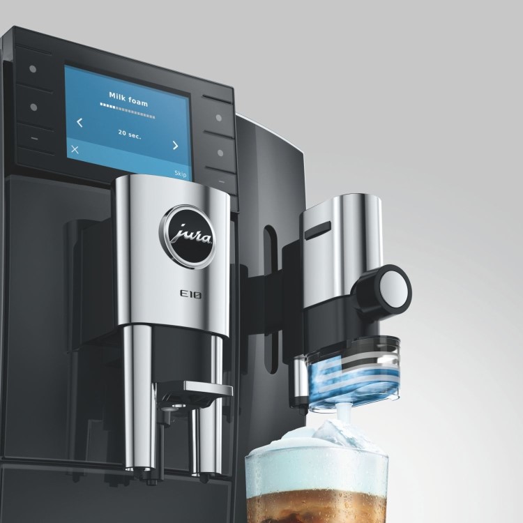 Jura E10 Bean-to-Cup Coffee Machine - Diamond Black