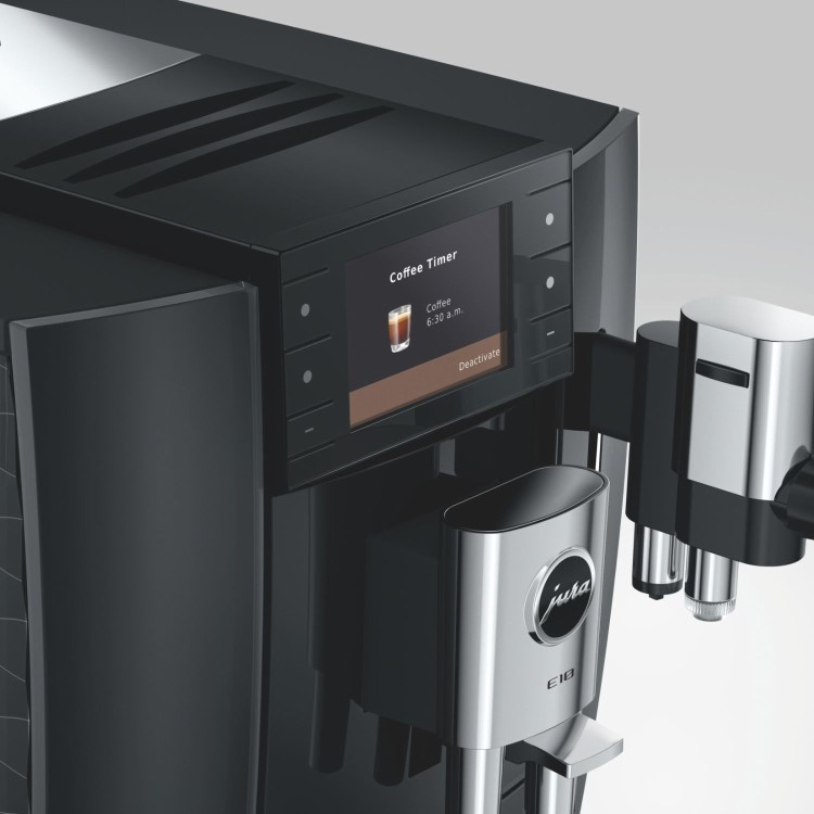 Jura E10 Bean-to-Cup Coffee Machine - Diamond Black