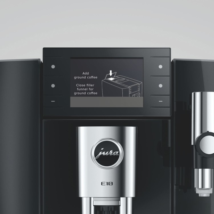 Jura E10 Bean-to-Cup Coffee Machine - Diamond Black