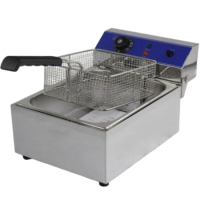 Hamoki EF-131 Electric Countertop Fryer 13ltr Single Tank - 3kW - Commercial Catering Model 13 Amp Plug Hamoki EF-131 Electric Countertop Fryer 13ltr Single Tank - 3kW - Commercial Catering Model 13 Amp Plug