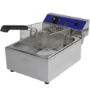 Hamoki EF-131 Electric Countertop Fryer 13ltr Single Tank - 3kW - Commercial Catering Model 13 Amp Plug