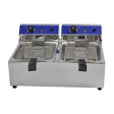 161003 Hamoki EF-132 Electric Countertop Fryer 2 x 13ltr Twin Tank 2 x 3kW 13amp - Commercial Catering Model