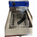 Hamoki EF-161V Electric Countertop Fryer 16ltr Single Tank With Drain Tap - 3kW - Commercial Catering Model