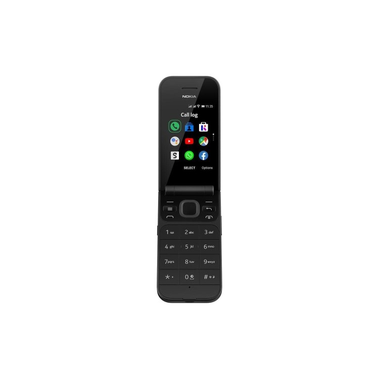GRADE A3 - Nokia 2720 Flip Black 2.8" 4GB 4G Unlocked & SIM Free