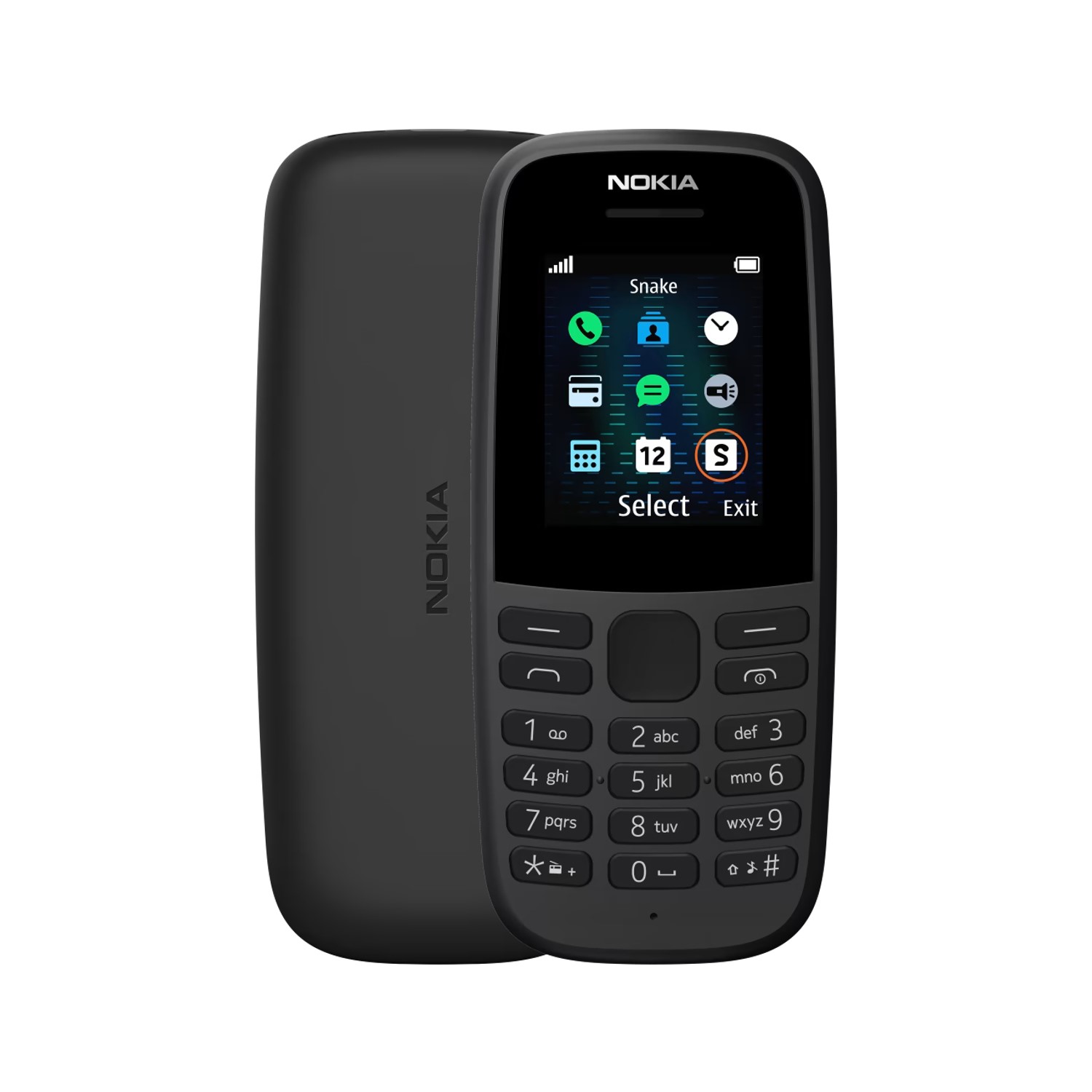 Nokia 105 2019 Black 1.77 4MB 2G Unlocked & SIM Free