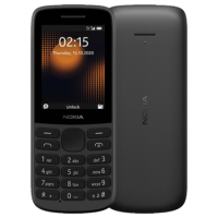Nokia 215 4G Black 2.4" 128MB 4G Dual SIM Unlocked & SIM Free