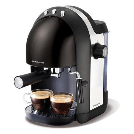 Morphy Richards 172000 Accents Espresso Translucent Black Coffee Machine