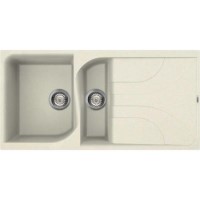 Reginox 1.5 Bowl Reversible Drainer Regi-Granite Composite Cream Kitchen Sink