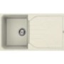 Reginox Single Bowl Reversible Drainer Composite Cream Kitchen Sink & Thamas Chrome Tap Pack