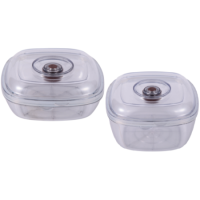 electriQ Vacuum Storage Twin Pack 1L and 2L