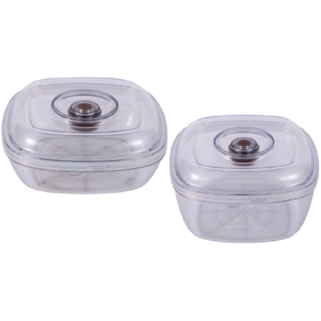 electriQ Vacuum Storage Twin Pack 1L and 2L