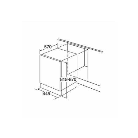 GRADE A1 - As new but box opened - CDA WC431 45cm Slimline Fully Integrated Dishwasher
