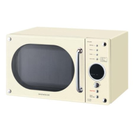GRADE A1 As new but box opened Daewoo KOR6N9RC 20 Litre Freestanding Microwave Oven Cream