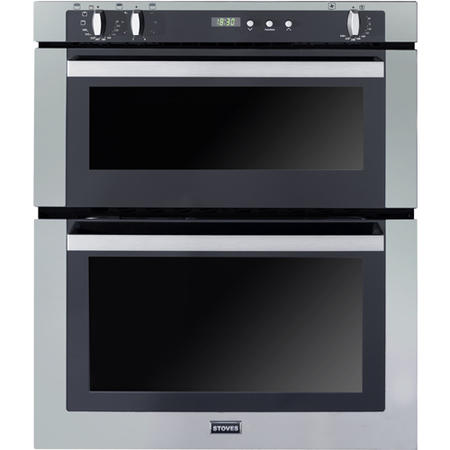 GRADE A2 - Slightly Damaged - Stoves SEB700FPS Electric Built Under Double Oven in Stainless Steel