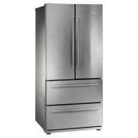 GRADE A2 - Light cosmetic damage - Smeg FQ55FX 4-Door American Fridge Freezer - Stainless Steel