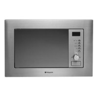 GRADE A1 - As new but box opened - Hotpoint MWH1221X 20 Litre Microwave Oven With Grill - Stainless Steel