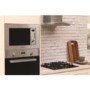 GRADE A1 - As new but box opened - Hotpoint MWH1221X 20 Litre Microwave Oven With Grill - Stainless Steel