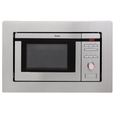 GRADE A1 - As new but box opened - Amica AMM20BI Built In Microwave Oven And Grill - Stainless Steel