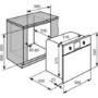 GRADE A2 - Light cosmetic damage - Baumatic BO625SS 60cm Fan Assisted Electric Built-in Single Oven In Stainless Steel