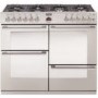 GRADE A1 - As new but box opened - Stoves Sterling R1000DFT 100cm Dual Fuel Range Cooker - Stainless Steel
