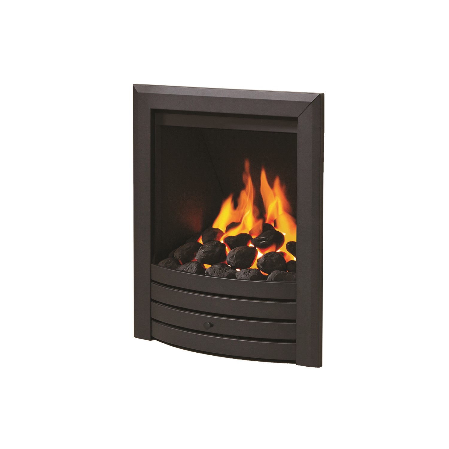 Be Modern Design Deepline Gas Fire In Black 178721 Appliances Direct