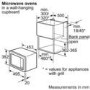 GRADE A1 - As new but box opened - Bosch HMT75M551B 800W 17L Built-in Microwave Oven For 50cm Wide Cabinet Brushed Steel
