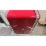 GRADE A2 - Light cosmetic damage - Daewoo FR080RR Retro Style Fridge Red