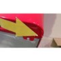 GRADE A2 - Light cosmetic damage - Daewoo FR080RR Retro Style Fridge Red