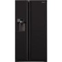 GRADE A3 - Heavy cosmetic damage - Samsung RSG5MUBP1 G-series 615 Litre Gloss Black American Fridge Freezer With Ice And Water Dispenser