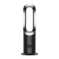 GRADE A1 - As new but box opened - Dyson AM09 Hot and Cool Fan - Black and Nickel