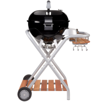 Outdoorchef Ambri 480 - Single Burner Gas Kettle BBQ Grill - Black