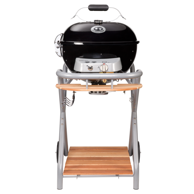Outdoorchef Ambri 480 - Single Burner Gas Kettle BBQ Grill - Black